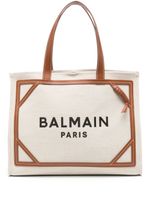 Balmain sac cabas à logo B-Army imprimé - Tons neutres