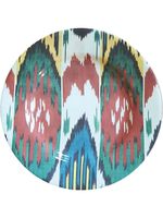 Les-Ottomans assiette en céramique Ikat (19 cm) - Blanc - thumbnail