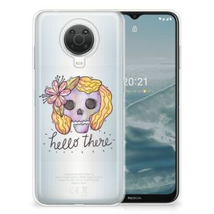 Silicone Back Case Nokia G20 | G10 Boho Skull