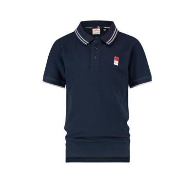 Vingino Essentials polo met biologisch katoen donkerblauw