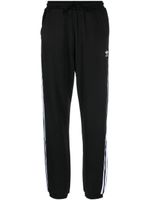 adidas pantalon de jogging à logo brodé - Noir