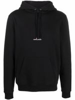 Saint Laurent hoodie à logo imprimé - Noir