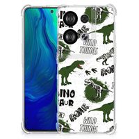 Case Anti-shock voor OPPO Reno8 Dinosaurus - thumbnail