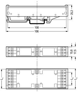 Wago 288-621 accessoire voor klemmenblokken Afdekprofiel 100 stuk(s)