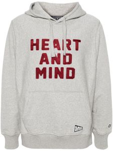 Billionaire Boys Club hoodie en coton à slogan brodé - Gris