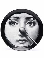 Fornasetti assiette imprimée en porcelaine - Noir