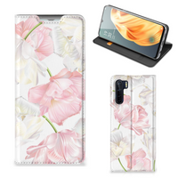 OPPO Reno3 | A91 Smart Cover Lovely Flowers - thumbnail