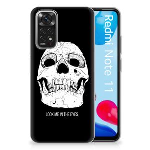 Silicone Back Case Xiaomi Redmi 10 | Redmi Note 11 4G Skull Eyes