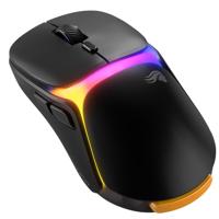 Glorious Gaming - draadloze gamingmuis Model O3 - Uitwisselbaar InfinitePlay-batterijsysteem, 8k polling, 130M click optische schakelaars, licht gewicht van 66 g, 30K DPI optische sensor, RGB - Zwart