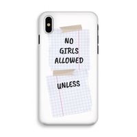 No Girls Allowed Unless: iPhone X Tough Case - thumbnail