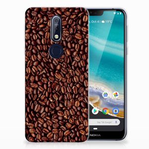 Nokia 7.1 Siliconen Case Koffiebonen