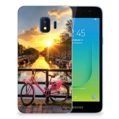 Samsung Galaxy J2 Core Siliconen Back Cover Amsterdamse Grachten