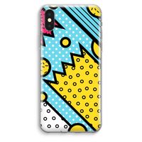 Pop Art #1: iPhone XS Max Transparant Hoesje