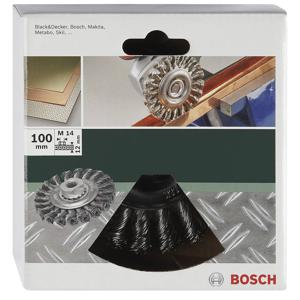 Bosch Accessories 2609256509 Schijfborstel voor haakse- en rechte schuurmachine - gevlochten draad, roestvrij, 100 mm 1 stuk(s)