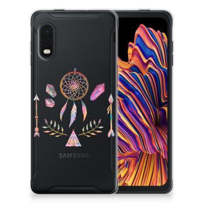 Samsung Xcover Pro Telefoonhoesje met Naam Boho Dreamcatcher