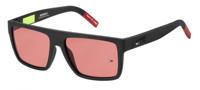 Tommy Hilfiger zonnebril 0004/S unisex cat.3 nylon zwart/roze