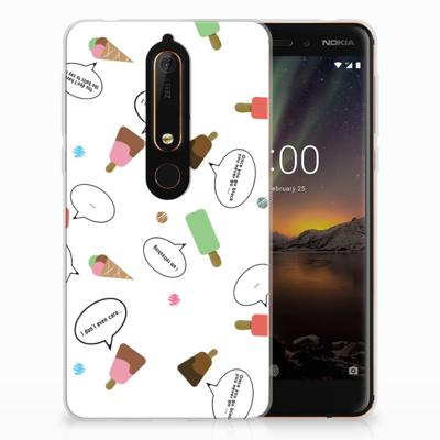 Nokia 6 (2018) Siliconen Case IJsjes