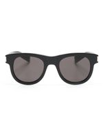 Saint Laurent Eyewear lunettes de soleil SL 571 à monture ronde - Noir