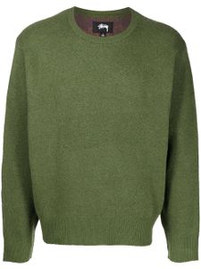 Stüssy pull à motif cachemire en maille intarsia - Vert