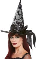 Deluxe Reversible Sequin Witch Hat