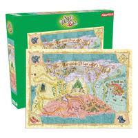 The Wizard Of Oz: Map 500 Piece Jigsaw Puzzle - thumbnail