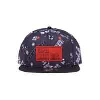 Super Mario Snapback Cap 8-bit AOP