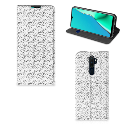 OPPO A5 (2020) | A9 (2020) Hoesje met Magneet Stripes Dots OPPO A5 (2020) | A9 (2020) Hoesje met Magneet Stripes Dots