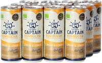 Captain Kombucha Ginger Lemon (12 x 250 ml)