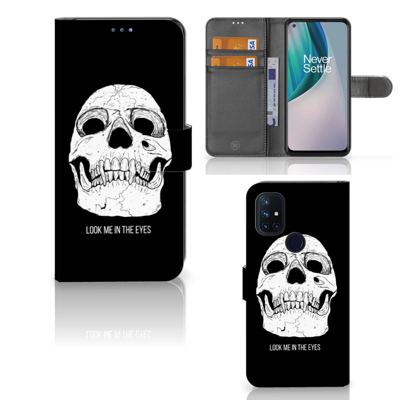 Telefoonhoesje met Naam OnePlus Nord N10 Skull Eyes Telefoonhoesje met Naam OnePlus Nord N10 Skull Eyes