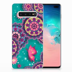 Samsung Galaxy S10 Plus Hoesje maken Cirkels en Vlinders