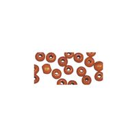 52x oranje houten kralen 10 mm