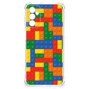 Samsung Galaxy M13 4G | M23 Doorzichtige Silicone Hoesje Blokken