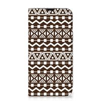 iPhone 14 Hoesje met Magneet Aztec Brown