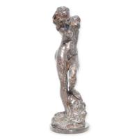 BRONZEN BEELD VAN EVA hoogte 81 cm - thumbnail