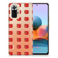 Xiaomi Redmi Note 10 Pro Siliconen Case Paprika Red