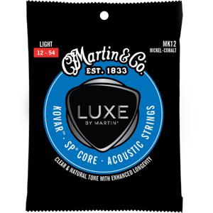 Martin Strings Luxe MK12 Kovar SP Core Nickel Cobalt Light 12-54 snarenset voor westerngitaar