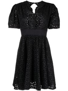 PINKO robe en broderie anglaise - Noir