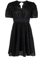 PINKO robe en broderie anglaise - Noir - thumbnail