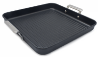 Valira Grillpan Aire met handgrepen - 28 x 28 cm - standaard anti-aanbaklaag - thumbnail