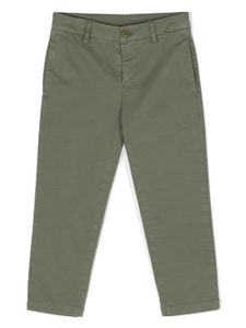 DONDUP KIDS pantalon chino à coupe droite - Vert