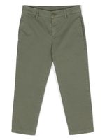 DONDUP KIDS pantalon chino à coupe droite - Vert - thumbnail