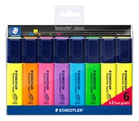 Markeerstift Staedtler 364 Textsurfer set ÃƒÆ' 6 stuks assorti + 2 geel gratis