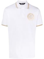 Just Cavalli polo en coton à logo imprimé - Blanc