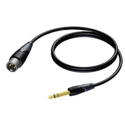 Procab CLA724 Classic 6.3mm stereo jack - XLR verloopkabel 5m Procab CLA724 Classic 6.3mm stereo jack - XLR verloopkabel 5m