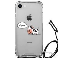 iPhone SE 2022 | 2020 | 8 | 7 Stevig Bumper Hoesje Cow