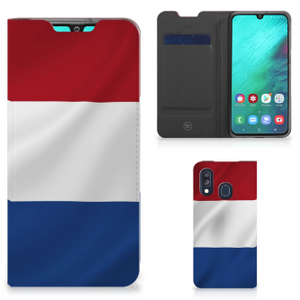 Samsung Galaxy A40 Standcase Nederlandse Vlag