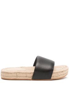 Senso espadrilles Isobel à bout ouvert - Noir