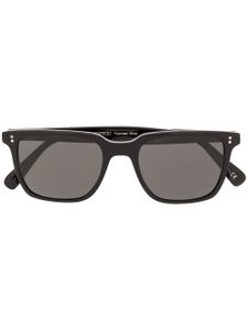 Oliver Peoples lunettes de soleil Lachman Sun à monture carrée - Noir