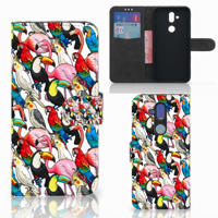 Nokia 8.1 Telefoonhoesje met Pasjes Birds