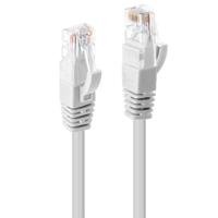 LINDY 48096 RJ45 Netwerkkabel, patchkabel CAT 6 U/UTP 7.50 m Wit Snagless 1 stuk(s) - thumbnail